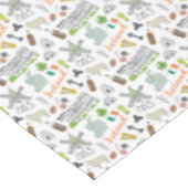 アイルランドのスケッチの落書きパターン テーブルクロス (アングル)