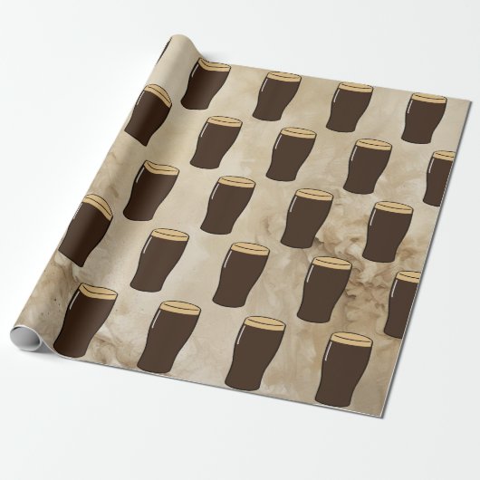 アイルランドのスタウトビール好き ラッピングペーパー (アンロールド)