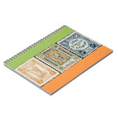 アイルランドのスタンプの螺線形ノート ノートブック (左側)