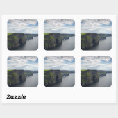 アイルランドのステッカーのMoherの崖 スクエアシール (シート)