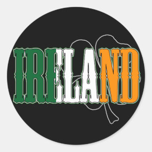 アイルランドのステッカー ラウンドシール