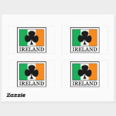 アイルランドのステッカー 長方形シール (シート)