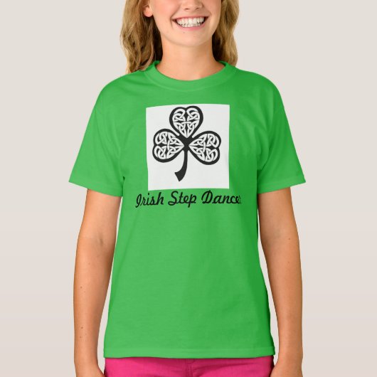 アイルランドのステップダンサーのTシャツ-青年M Tシャツ (正面)