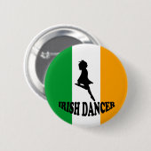 アイルランドのステップダンサー 缶バッジ (正面&裏面)