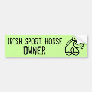 アイルランドのスポーツの馬の所有者-バンパーステッカー バンパーステッカー