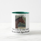 アイルランドのスポーツの馬: 運Oアイルランドのマグ マグカップ (中央)