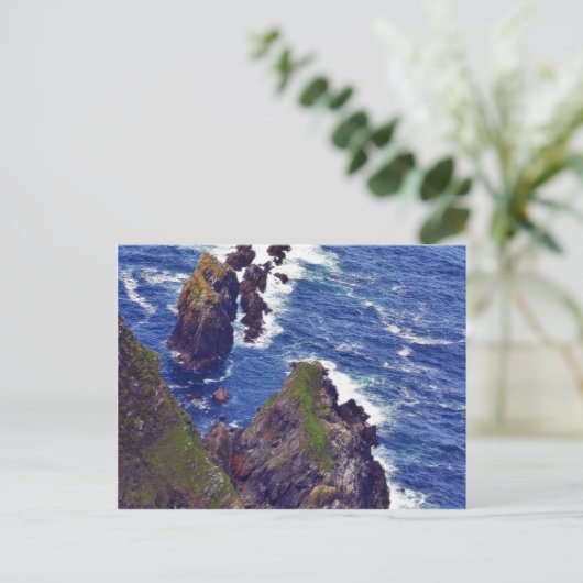 アイルランドのスリーブリーグの崖で3 ポストカード (スタンド正面)