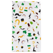 アイルランドのセントパトリックの日のアイルランド人項目の運 スモールペーパーバッグ (裏面)