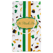 アイルランドのセントパトリックの日のアイルランド人項目の運 スモールペーパーバッグ (正面)