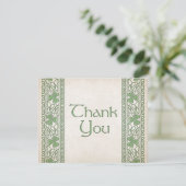 アイルランドのセントパトリックの結婚式 サンキューカード (スタンド正面)