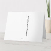 アイルランドのセントパトリックデー カスタムデザインのシャムロック カード (裏面)