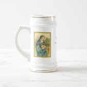 アイルランドのセント・ブリジッド(M 014、ショート・文字) ビールジョッキ (左)
