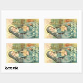 アイルランドのセント・ブリジッド(M 014) 長方形シール (シート)