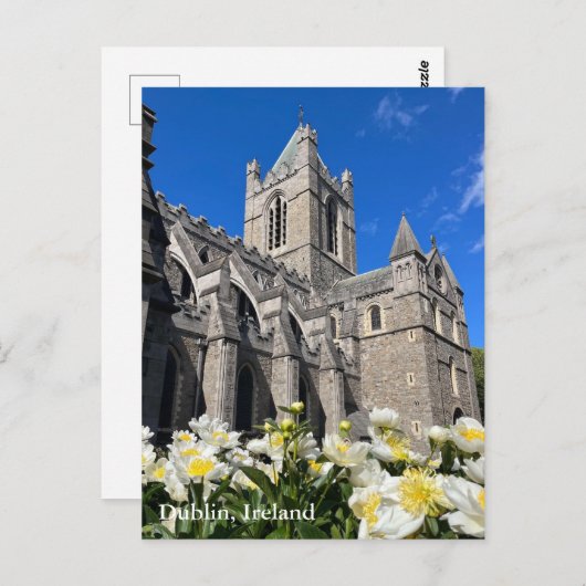アイルランドのダブリンにあるキリスト教会 ポストカード (正面/裏面)