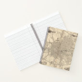 アイルランドのダブリンの地図 ノートブック (内部)