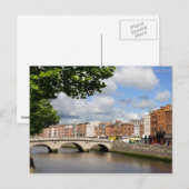 アイルランドのダブリン市 ポストカード (正面/裏面)
