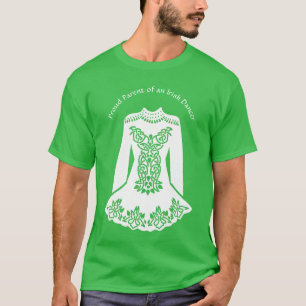 アイルランドのダンサードレスカスタム踊りテーマ Tシャツ