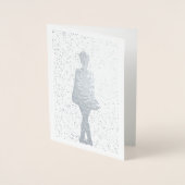 アイルランドのダンサー 箔カード (正面)