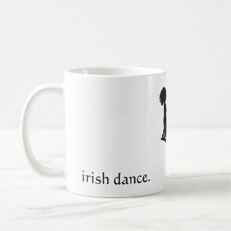 アイルランドのダンス。 – シルエットソフトシューアイリッシュダンサー コーヒーマグカップ