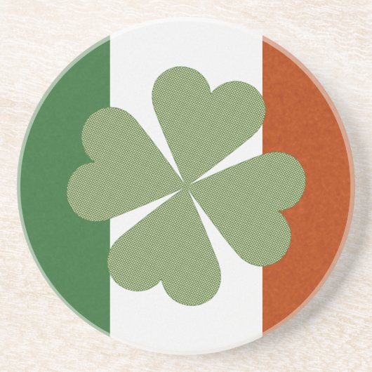 アイルランドのチャーミングで幸運なクローバー コースター (正面)