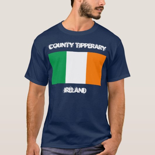 アイルランドのティペラリー州旗 Tシャツ (正面)