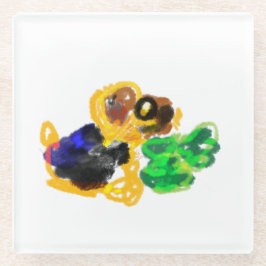 アイルランドのテリアが大好き ガラスコースター