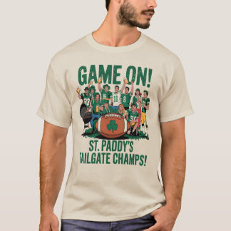 アイルランドのテールゲートパーティーサンパディのゲームデイゲームオン Tシャツ