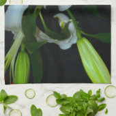 アイルランドのデザイン – ブラスとフラワーコレクション キッチンタオル (折り畳み)