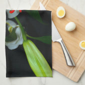 アイルランドのデザイン – ブラスとフラワーコレクション キッチンタオル (四つ折り)