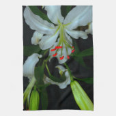 アイルランドのデザイン – ブラスとフラワーコレクション キッチンタオル (縦)