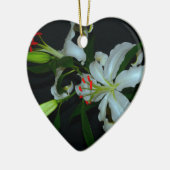 アイルランドのデザイン – ブラスとフラワーコレクション セラミックオーナメント (左)