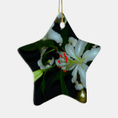 アイルランドのデザイン – ブラスとフラワーコレクション セラミックオーナメント (右)