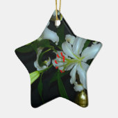 アイルランドのデザイン – ブラスとフラワーコレクション セラミックオーナメント (左)