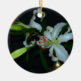 アイルランドのデザイン – ブラスとフラワーコレクション セラミックオーナメント