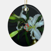 アイルランドのデザイン – ブラスとフラワーコレクション セラミックオーナメント (左)