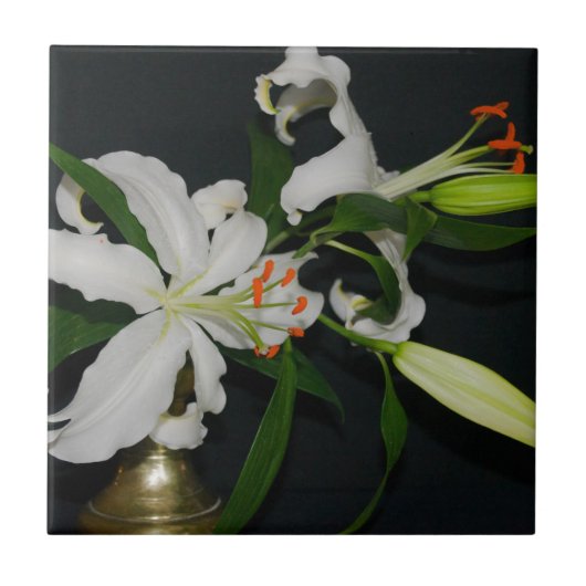 アイルランドのデザイン – ブラスとフラワーコレクション タイル (正面)