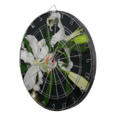 アイルランドのデザイン – ブラスとフラワーコレクション ダーツボード (正面右)