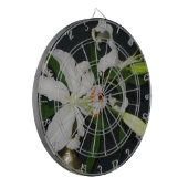 アイルランドのデザイン – ブラスとフラワーコレクション ダーツボード (正面左)