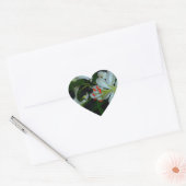 アイルランドのデザイン – ブラスとフラワーコレクション ハートシール (封筒)