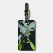 アイルランドのデザイン – ブラスとフラワーコレクション ラゲッジタグ (正面縦)