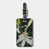 アイルランドのデザイン – ブラスとフラワーコレクション ラゲッジタグ (正面縦)