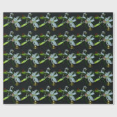 アイルランドのデザイン – ブラスとフラワーコレクション ラッピングペーパー (フラット)