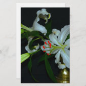 アイルランドのデザイン – ブラスとフラワーコレクション 便箋 (正面/裏面)