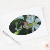 アイルランドのデザイン – ブラスとフラワーコレクション 楕円形シール (封筒)