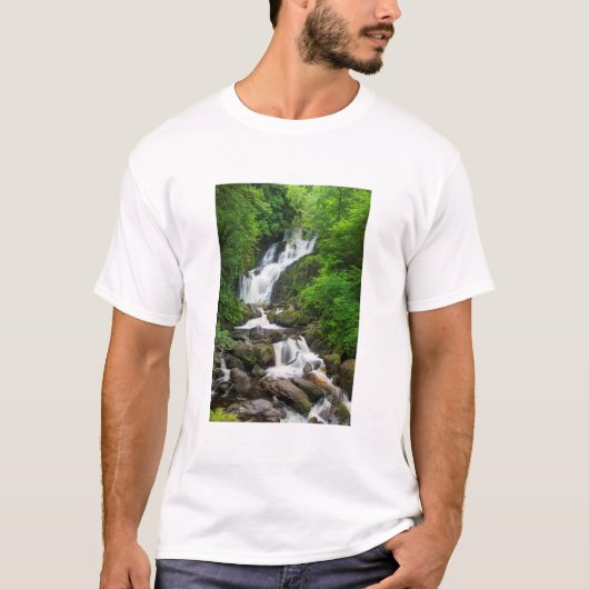 アイルランドのトルク滝の景色 Tシャツ (正面)