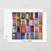 アイルランドのドア ポストカード (正面/裏面)
