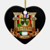 アイルランドのドイツの全米代表 セラミックオーナメント (正面)