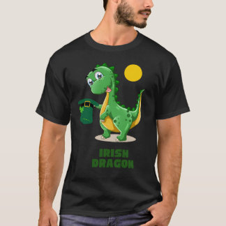 アイルランドのドラゴン セントパトリックの日 Tシャツ
