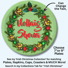 アイルランドのノライグショナメリークリスマス7» ペーパープレート