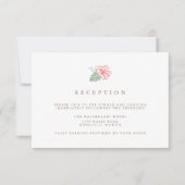 アイルランドのハイビスカス ウェディング レセプション エンクロージャー 招待状 (正面)